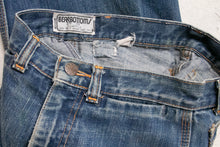 Load image into Gallery viewer, 1970s Jeans Bell Bottoms Cotton Denim BearBottoms 25" x 28"