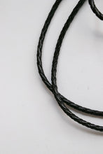 Load image into Gallery viewer, Vintage Bolo Tie Western Boots Gold Black Leather