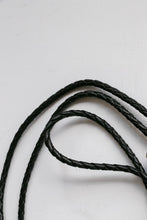 Load image into Gallery viewer, Vintage Bolo Tie Western Boots Gold Black Leather