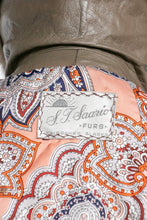 Load image into Gallery viewer, 1960s Fur Coat Mod Leather + Mink Plush S / XS