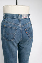 Load image into Gallery viewer, 1970s Levi's Jeans California Straights Ladies Orange Tab 27.5" x 28"