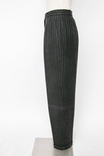 Load image into Gallery viewer, 1980s Pants Anne Klein High Waist Wool Pin Stripes S/M