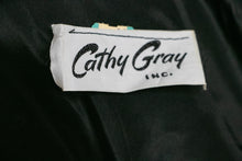 Load image into Gallery viewer, 1960s Dress Metallic Lamé Blue Wiggle M