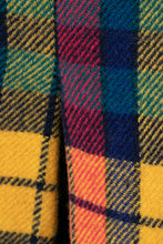 Load image into Gallery viewer, 1970s Wool Mini Skirt Plaid High Waist A-Line Pleated XS