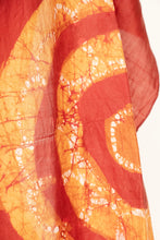 Load image into Gallery viewer, 1970s India Silk Scarf Deadstock Hand Dyed Oversized