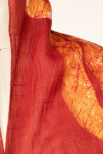 Load image into Gallery viewer, 1970s India Silk Scarf Deadstock Hand Dyed Oversized