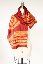 Load image into Gallery viewer, 1970s India Silk Scarf Deadstock Hand Dyed Oversized