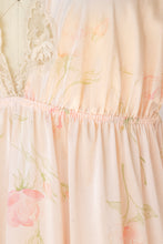 Load image into Gallery viewer, 1970s Nightgown Slip Dress Floral Maxi M