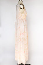 Load image into Gallery viewer, 1970s Nightgown Slip Dress Floral Maxi M