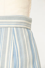 Load image into Gallery viewer, 1970s Pants Striped Cotton High Waist Bells 28" x 28"