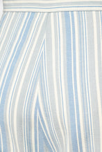 Load image into Gallery viewer, 1970s Pants Striped Cotton High Waist Bells 28" x 28"