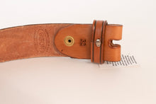 Load image into Gallery viewer, 1990s Leather Belt Band Brown Tooled Western Deadstock no buckle 32