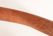 Load image into Gallery viewer, 1990s Leather Belt Band Brown Tooled Western Deadstock no buckle 32