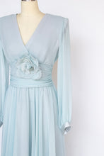 Load image into Gallery viewer, 1970s Dress Chiffon Full Skirt Ursula M