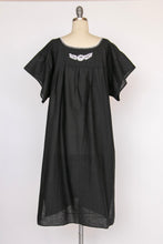 Load image into Gallery viewer, 1970s Maxi Dress Mexican Oaxaca Embroidered Cotton XL