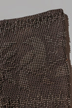 Load image into Gallery viewer, Antique Pouch Purse 1920s Steel Seed Beaded Deco Silver