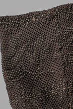 Load image into Gallery viewer, Antique Pouch Purse 1920s Steel Seed Beaded Deco Silver