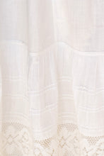 Load image into Gallery viewer, Antique Skirt Edwardian Cotton Lace Maxi Petticoat M
