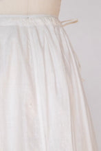 Load image into Gallery viewer, Antique Skirt Edwardian Cotton Lace Maxi Petticoat M