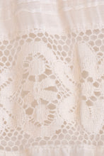 Load image into Gallery viewer, Antique Skirt Edwardian Cotton Lace Maxi Petticoat M