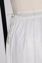 Load image into Gallery viewer, Antique Skirt Edwardian Cotton Lace Maxi Petticoat M