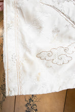 Load image into Gallery viewer, Antique 1920s Chinese Robe Embroidered Silk Floral Jacket 20s