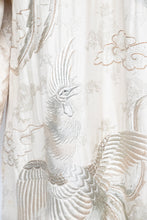 Load image into Gallery viewer, Antique 1920s Chinese Robe Embroidered Silk Floral Jacket 20s