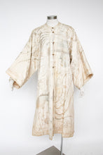 Load image into Gallery viewer, Antique 1920s Chinese Robe Embroidered Silk Floral Jacket 20s