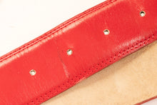 Load image into Gallery viewer, 1980s Belt Red Leather Waist Cinch