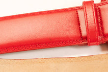 Load image into Gallery viewer, 1980s Belt Red Leather Waist Cinch