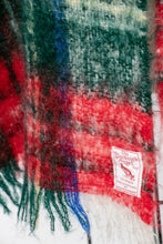 Load image into Gallery viewer, 1960s Scarf Mohair Scottish Plaid Knit Oversized Wrap
