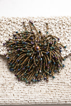 Load image into Gallery viewer, 1990s Envelop Clutch Purse Beaded Embellished Cocktail Wristlet Bag
