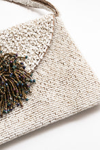 Load image into Gallery viewer, 1990s Envelop Clutch Purse Beaded Embellished Cocktail Wristlet Bag
