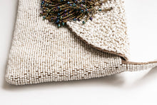 Load image into Gallery viewer, 1990s Envelop Clutch Purse Beaded Embellished Cocktail Wristlet Bag