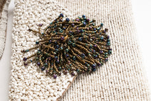 Load image into Gallery viewer, 1990s Envelop Clutch Purse Beaded Embellished Cocktail Wristlet Bag