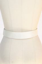 Load image into Gallery viewer, 1950s Belt Leather Waist Cinch Beige Cream S / XS
