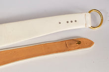 Load image into Gallery viewer, 1950s Belt Leather Waist Cinch Beige Cream S / XS