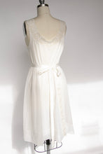 Load image into Gallery viewer, 1960s Nightgown Robe Slip Set Lace Chiffon Lingerie Vanity Fair S