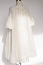Load image into Gallery viewer, 1960s Nightgown Robe Slip Set Lace Chiffon Lingerie Vanity Fair S
