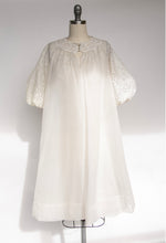 Load image into Gallery viewer, 1960s Nightgown Robe Slip Set Lace Chiffon Lingerie Vanity Fair S