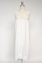 Load image into Gallery viewer, Antique Edwardian Nightgown Cotton Crochet 1910s Slip XS