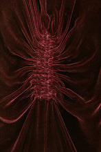 Load image into Gallery viewer, 1930s Dress Silk Velvet Metallic Gold Gown Deco Volup XL