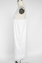 Load image into Gallery viewer, Antique Edwardian Nightgown Cotton Crochet 1910s Slip XS