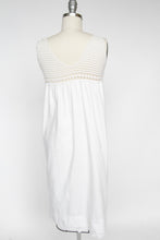Load image into Gallery viewer, Antique Edwardian Nightgown Cotton Crochet 1910s Slip XS