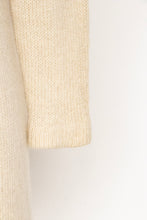 Load image into Gallery viewer, 1960s Wool Knit Sweater Dress Long Sleeve Beige S // XS