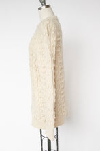 Load image into Gallery viewer, 1970s Wool Fisherman Sweater Aran Hand Knit S