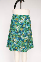 Load image into Gallery viewer, 1960s Skirt Printed Linen A-line XL Volup