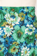 Load image into Gallery viewer, 1960s Skirt Printed Linen A-line XL Volup