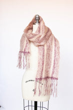 Load image into Gallery viewer, 1960s Mohair Wool Knit Oversized Long Shawl Wrap Scarf