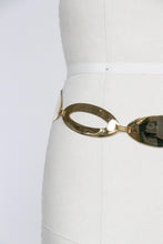 Load image into Gallery viewer, 1970s Chain Belt Gold Metal Waist Cinch